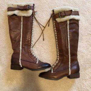 New brown boots